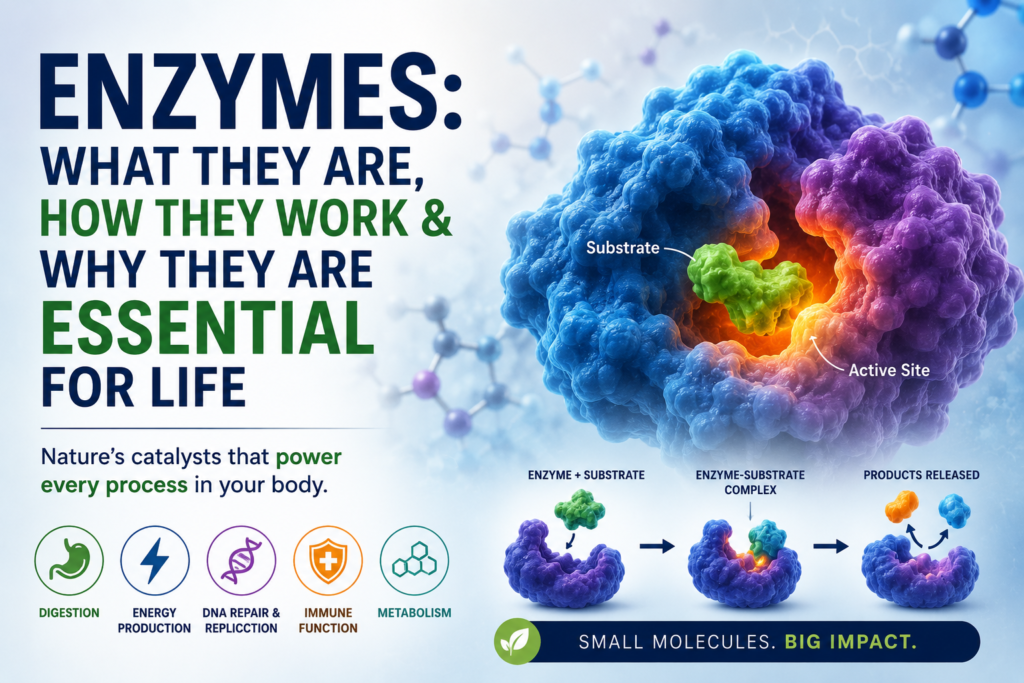 Enzymes: What They Are and How They Work and Reasons Why They Are Essential